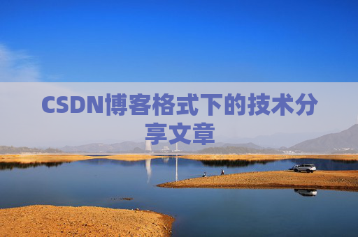 CSDN博客格式下的技术分享文章